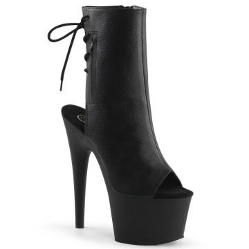 Černé matné go-go boty ADO1018/BPU/M Pleaser