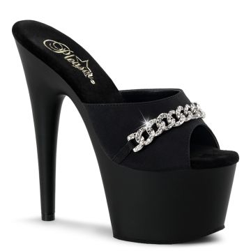 ADORE-701PS-2/BPS/M sexy černé pantofle na podpatku a platformě | ADORE-701PS-2 Pleaser ADORE-701PS-2/BPS/M sexy černé pantofle na podpatku a platformě | ADORE-701PS-2 Pleaser