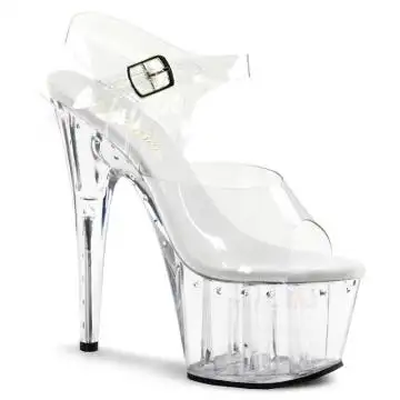Průhledné boty na podpatku a platformě ADO708LS/C/M | ADORE-708LS Pleaser