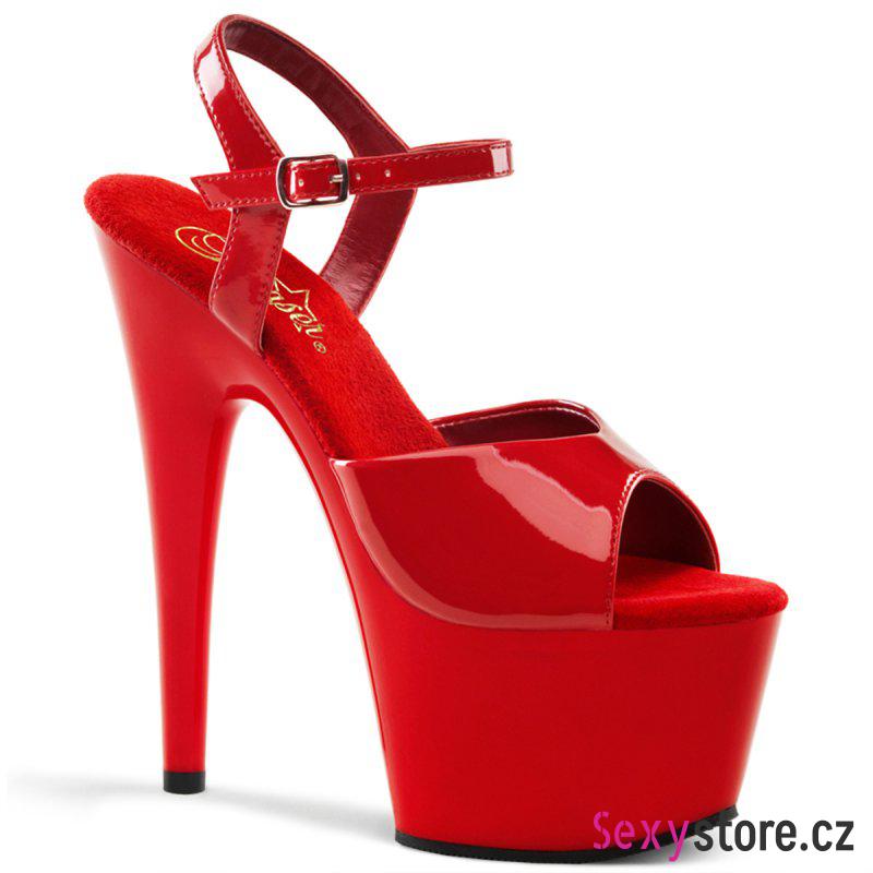 ADORE-709/R/M Červené sexy boty