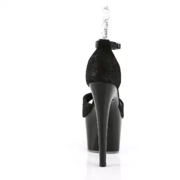 Černé sandály na platformě Pleaser ADO768/BSA-BLC/M | ADORE-768 Pleaser - zezadu
