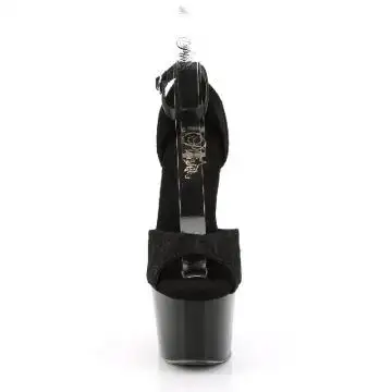 Černé sandály na platformě Pleaser ADO768/BSA-BLC/M | ADORE-768 Pleaser - zepředu