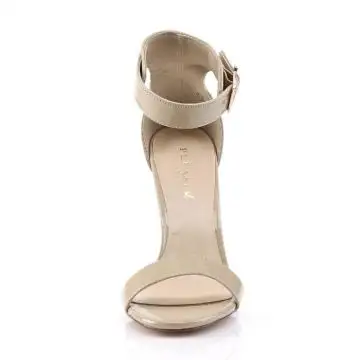Tělové společenské sandály AMU10/CR | AMUSE-10 Pleaser - zepředu