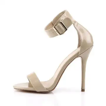 Tělové společenské sandály AMU10/CR | AMUSE-10 Pleaser - z vnitřku