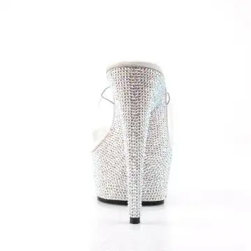 Luxusní pantofle pantofle BEJ601DM/C/SMCRS pro go-go a strip | BEJEWELED-601DM Pleaser - zezadu