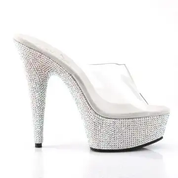 Luxusní pantofle pantofle BEJ601DM/C/SMCRS pro go-go a strip | BEJEWELED-601DM Pleaser - z vnějšku