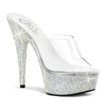 Luxusní pantofle pantofle BEJ601DM/C/SMCRS pro go-go a strip | BEJEWELED-601DM Pleaser