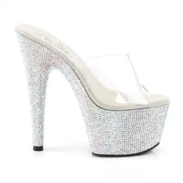 Luxusní go-go pantofle Pleaser BEJ701DM/C/SMCRS | BEJEWELED-701DM Pleaser - z vnějšku