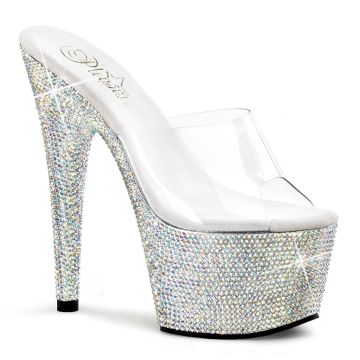 BEJEWELED-701DM | Luxusní go-go pantofle Pleaser BEJ701DM/C/SMCRS