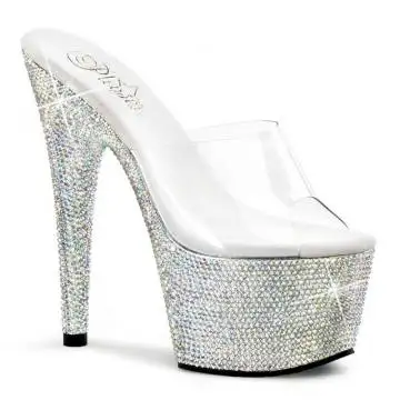 Luxusní go-go pantofle Pleaser BEJ701DM/C/SMCRS | BEJEWELED-701DM Pleaser