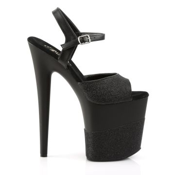 Černé sexy boty na podpatku FLAM809-2G/B/B-G | FLAMINGO-809-2G Pleaser - z vnějšku Černé sexy boty na podpatku FLAM809-2G/B/B-G | FLAMINGO-809-2G Pleaser - z vnějšku