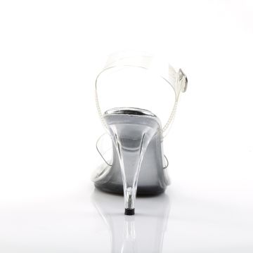 Průhledné sandálky CAR408/C/M | CARESS-408 Fabulicious - zezadu