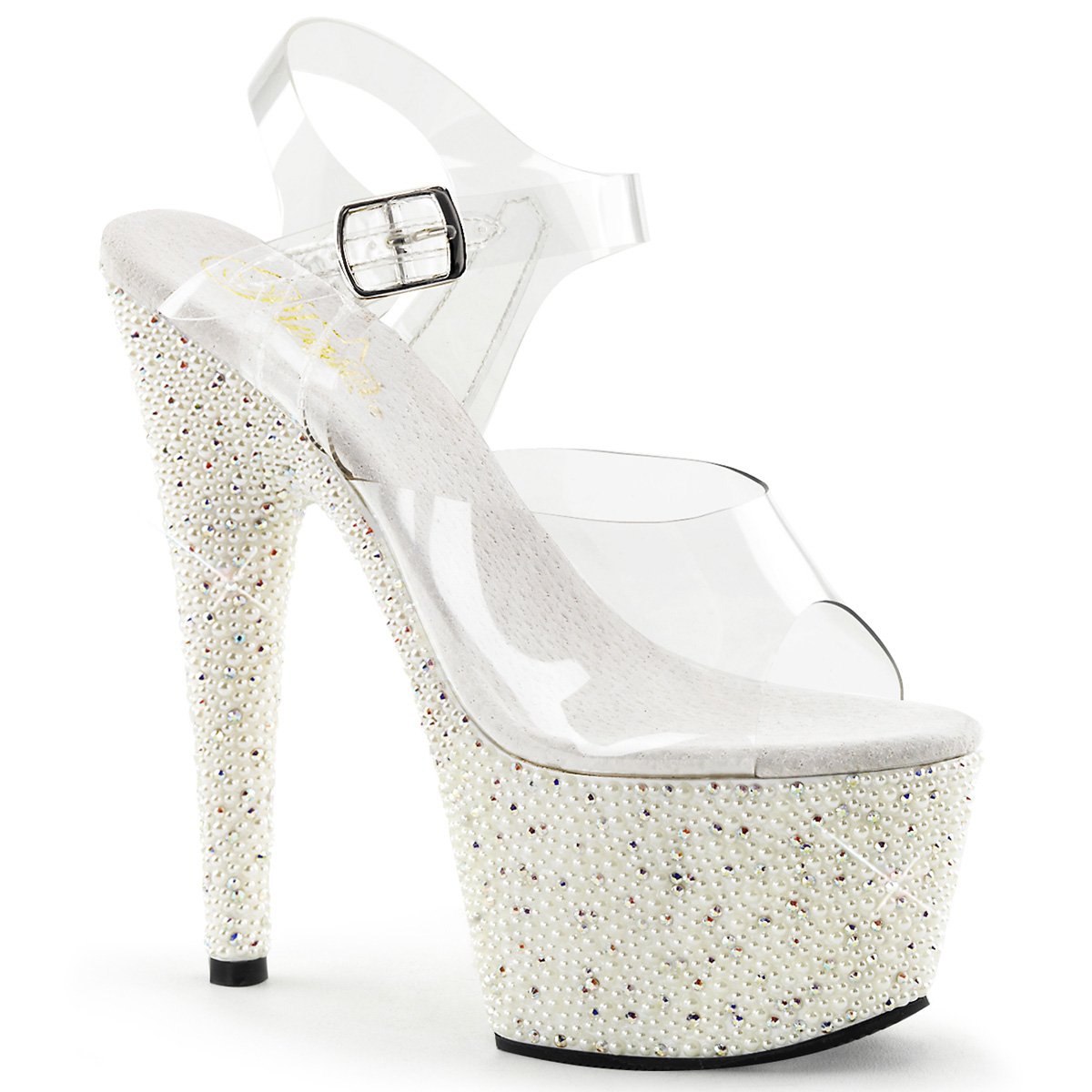 Luxusní sexy obuv na vysokém podpatku a platformě PEARLIZE-708/C/W | PEARLIZE-708 Pleaser