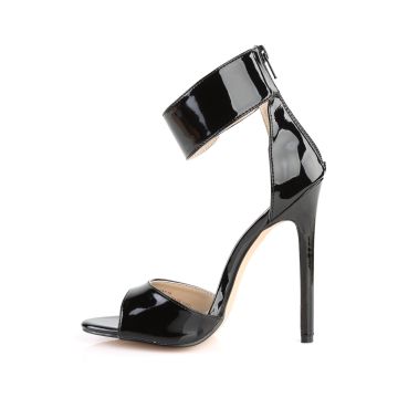 Černé sandály na vysokém podpatku SEXY19/B | SEXY-19 Pleaser - z vnitřku Černé sandály na vysokém podpatku SEXY19/B | SEXY-19 Pleaser - z vnitřku