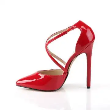 Červené lodičky na vysokém podpatku SEXY26/R | SEXY-26 Pleaser - z vnitřku