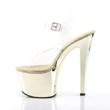 SKY308/C/GCH Zlaté sexy boty | SKY-308 Pleaser - z vnitřku