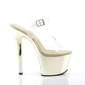 SKY308/C/GCH Zlaté sexy boty | SKY-308 Pleaser - z vnějšku