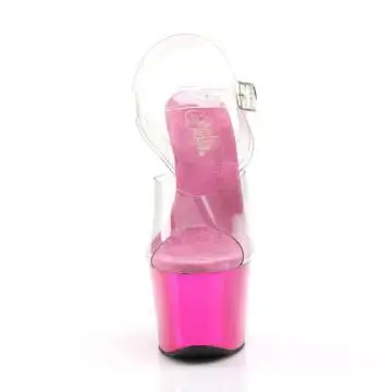 SKY308/C/HPCH růžové sexy boty | SKY-308 Pleaser - zepředu