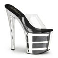 Sexy pantofle Pleaser na podpatku a platformě TABOO701T/C/CH-LB