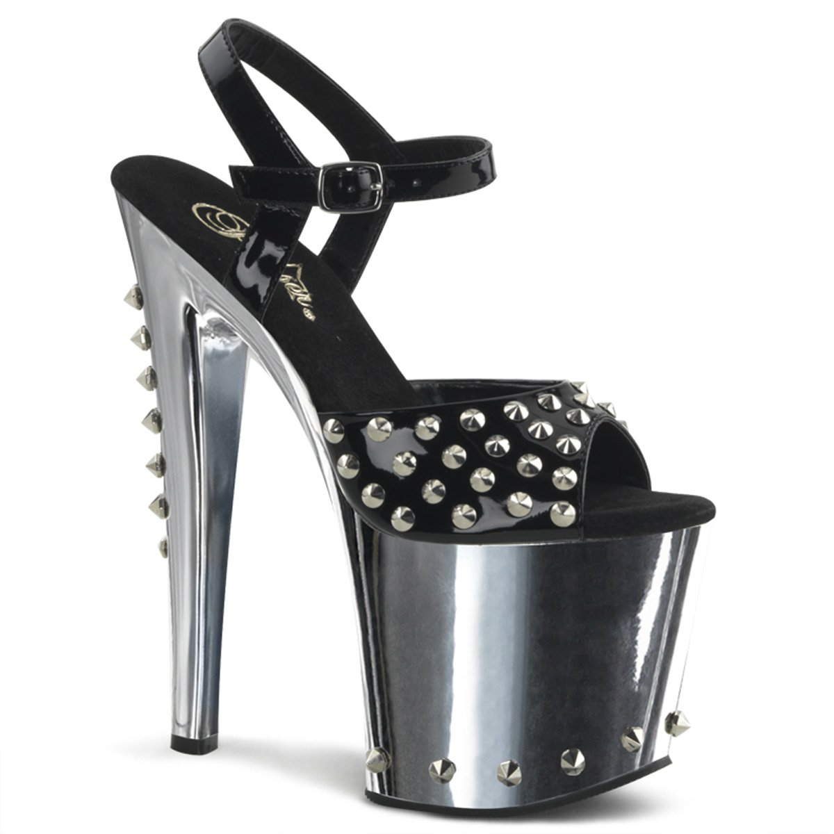 Sexy boty na podpatku a platformě TABOO-709ST/B/SCH | TABOO-709ST Pleaser