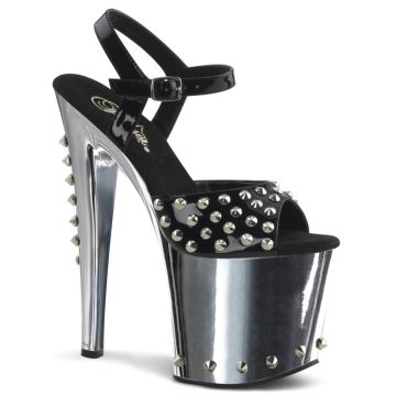 Sexy boty na podpatku a platformě TABOO-709ST/B/SCH Pleaser