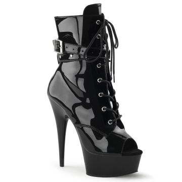 Černé kozačky pro go-go tanečnice DEL1033/B/M Pleaser | DELIGHT-1033 Pleaser Černé kozačky pro go-go tanečnice DEL1033/B/M Pleaser | DELIGHT-1033 Pleaser