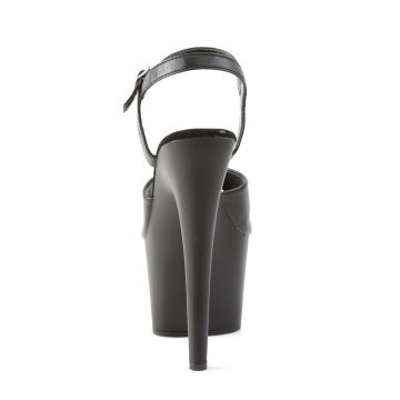 ADO709/BPU/M černé pole dance boty | ADORE-709 Pleaser - zezadu