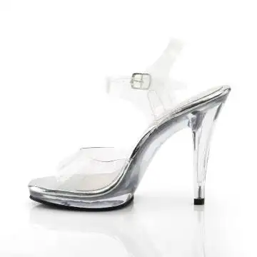 Průhledné pózovací sandálky FLA408/C/M | FLAIR-408 Fabulicious - z vnitřku