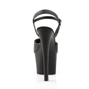 SKY309/BPU/M černé matné sexy boty | SKY-309 Pleaser - zezadu