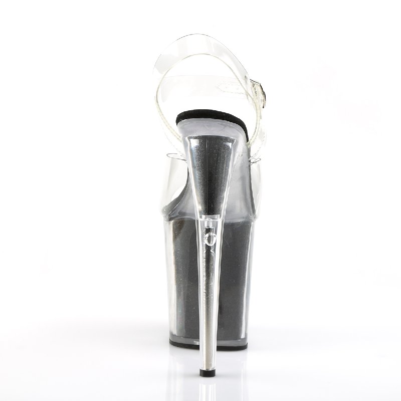 Sandály na extra vysokém podpatku FLAM808G/C/B | FLAMINGO-808G Pleaser - zezadu