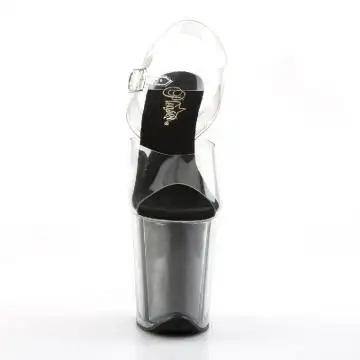 Sandály na extra vysokém podpatku FLAM808G/C/B | FLAMINGO-808G Pleaser - zepředu