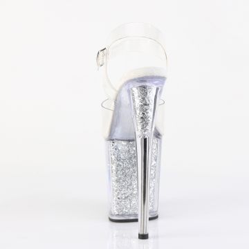 Sexy boty na extra vysokém podpatku FLAM808G/C/S | FLAMINGO-808G Pleaser - zezadu