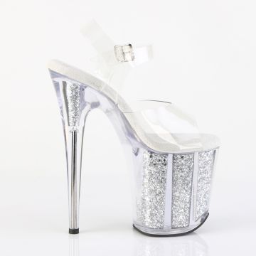 Sexy boty na extra vysokém podpatku FLAM808G/C/S | FLAMINGO-808G Pleaser - z vnějšku