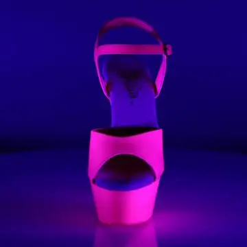 Růžové svítící sexy boty KISS209UV/NHPNK/M | KISS-209UV Pleaser - zepředu