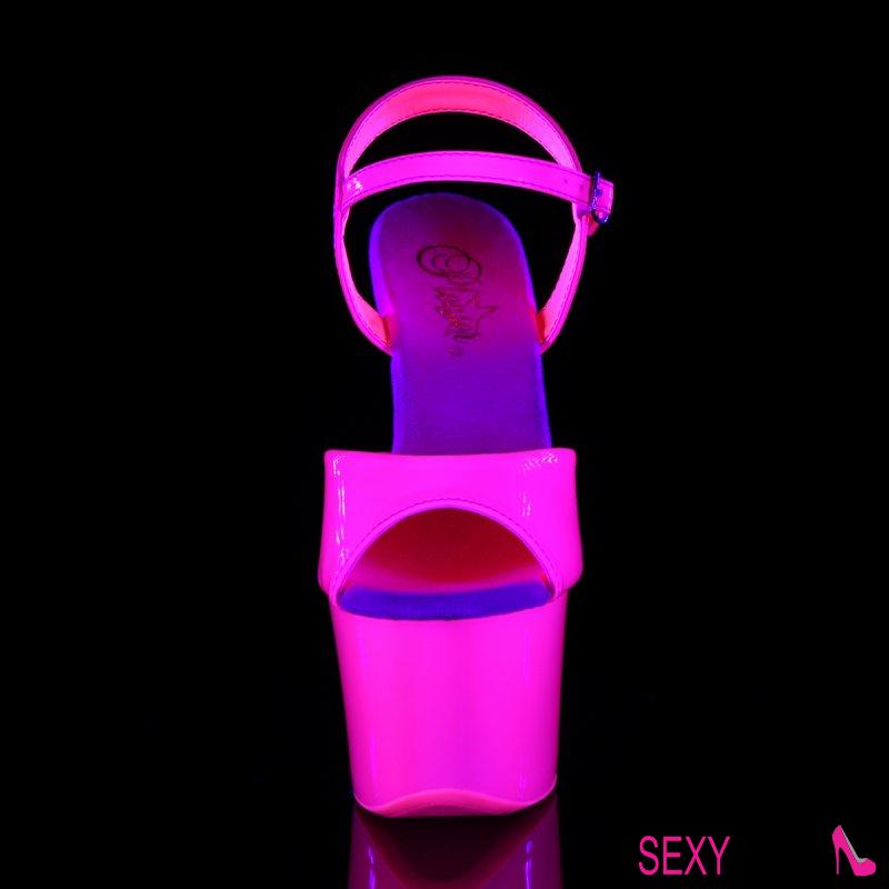 SKY-309UV Růžové svítící sandály