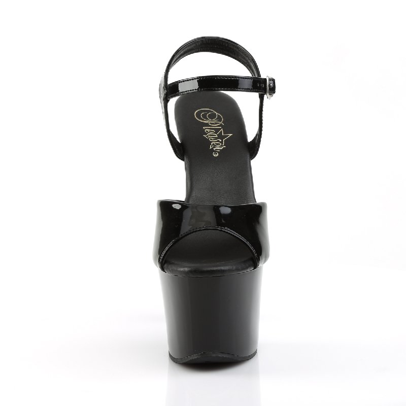 Černé sexy boty SKY309VL/B/M | SKY-309VL Pleaser - zepředu