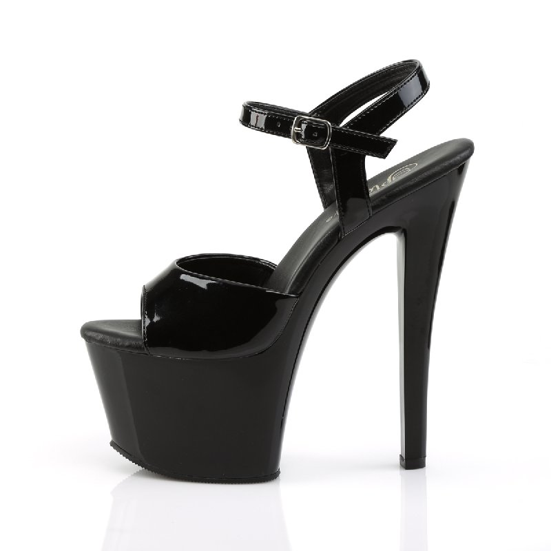Černé sexy boty SKY309VL/B/M | SKY-309VL Pleaser - z vnitřku