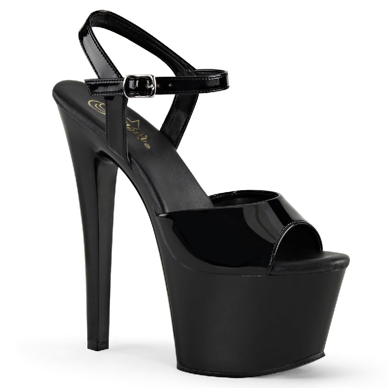 Černé sexy boty SKY309VL/B/M | SKY-309VL Pleaser