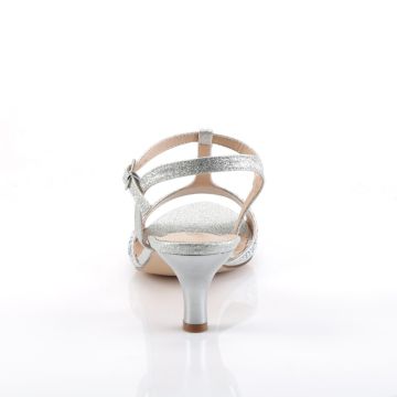 Stříbrné sandály AUD05/SFA | AUDREY-05 Fabulicious - zezadu