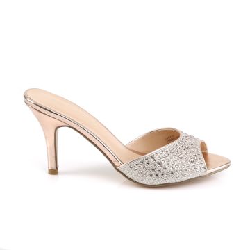 Zlaté pantofle na jehlovém podpatku LUCY01/GGFA | LUCY-01 Fabulicious - z vnějšku Zlaté pantofle na jehlovém podpatku LUCY01/GGFA | LUCY-01 Fabulicious - z vnějšku