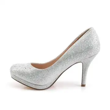 Stříbrné lodičky COVET02/SGFA | COVET-02 Pleaser - z vnitřku