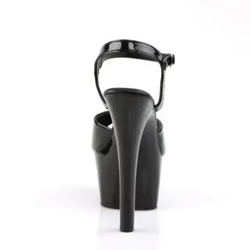 Černé sexy boty ASP609/B/M | ASPIRE-609 Pleaser - zezadu