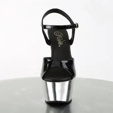 Pole dance boty ASP609/B/SCH | ASPIRE-609 Pleaser - zepředu