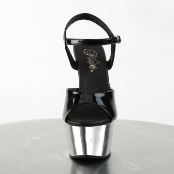 Pole dance boty ASP609/B/SCH | ASPIRE-609 Pleaser - zepředu