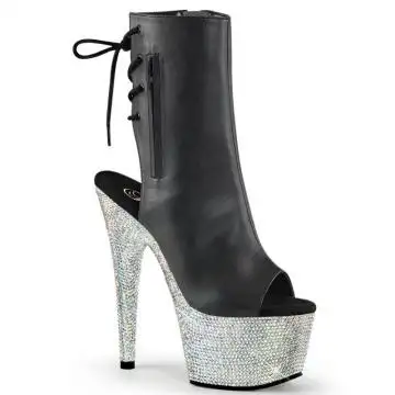 Luxusní go-go kozačky Pleaser BEJ1018DM-7/BPU/SMRS