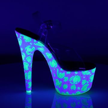 Luxusní svítící sandály BEJ708UVLP/C/NWGN Pleaser | BEJEWELED-708UVLP Pleaser - z vnějšku Luxusní svítící sandály BEJ708UVLP/C/NWGN Pleaser | BEJEWELED-708UVLP Pleaser - z vnějšku