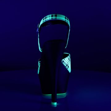 KISS209PL/NLMPU/B svítící sexy boty | KISS-209PL Pleaser - zezadu