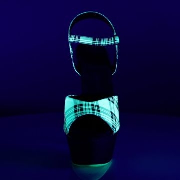 KISS209PL/NLMPU/B svítící sexy boty | KISS-209PL Pleaser - zepředu