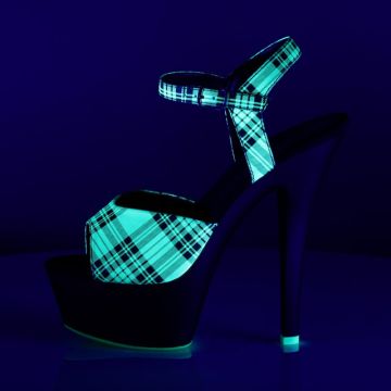 KISS209PL/NLMPU/B svítící sexy boty | KISS-209PL Pleaser - z vnitřku