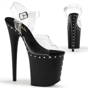 Sandály na extra vysokém podpatku Pleaser FLAM808ABLS/C/B | FLAMINGO-808ABLS Pleaser